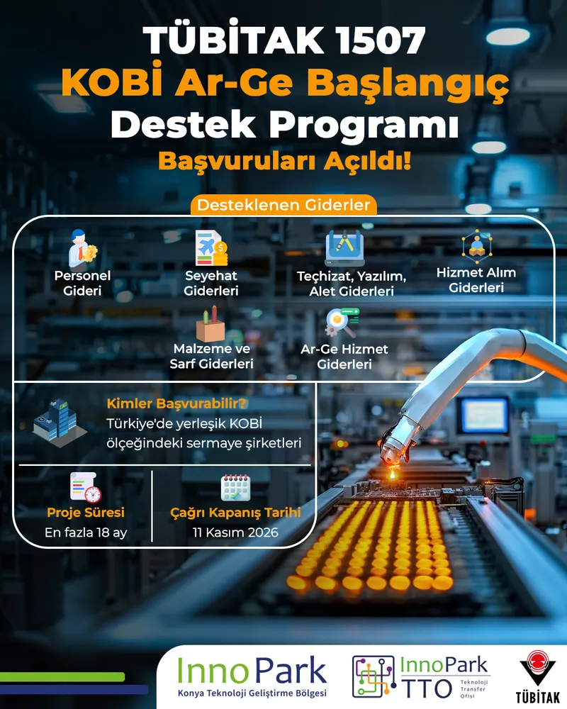 TÜBİTAK 1711 yapay zekâ ekosistem çağrısı duyuru görseli